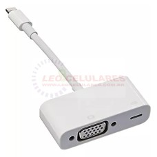 Adaptador Lightning Para Vga Para iPhone E iPad Original